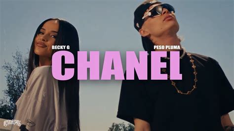 letra chanel peso pluma|chanel by peso pluma.